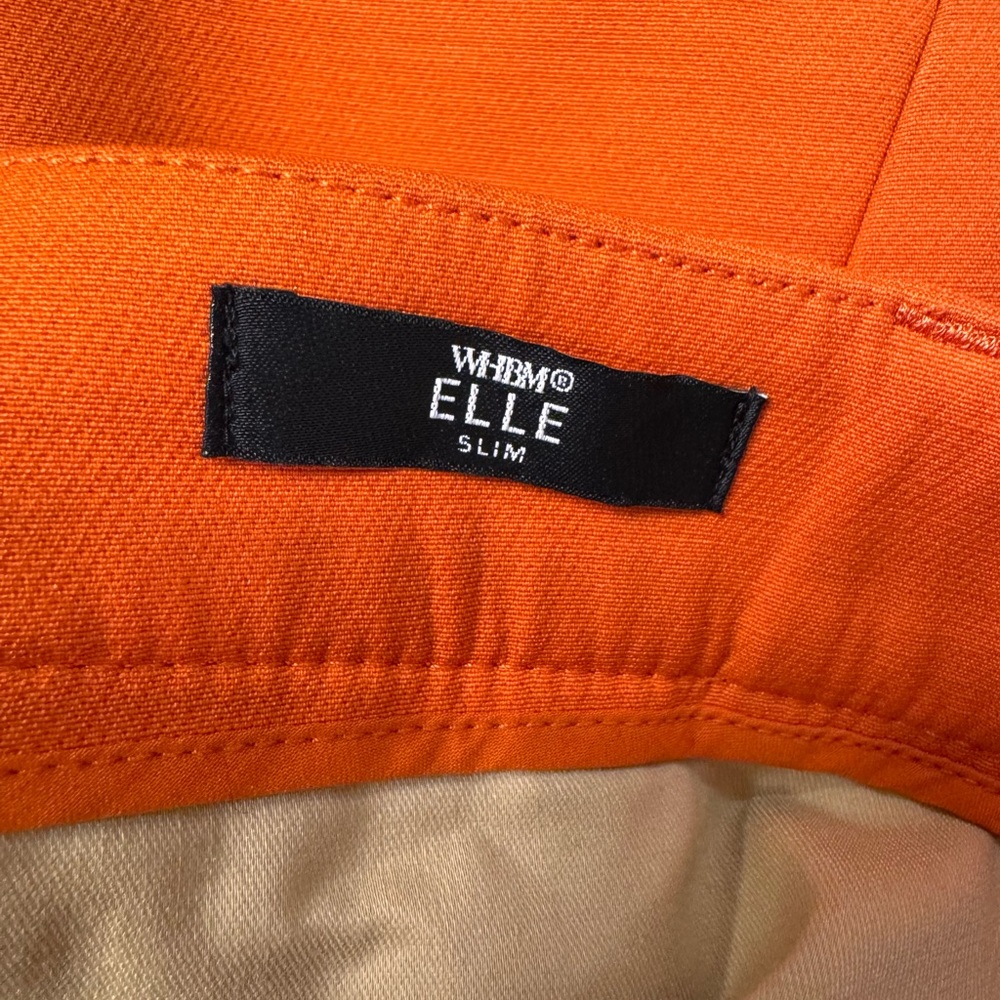 White House Black Market Bold Orange suit size 16 - Picture 12 of 15